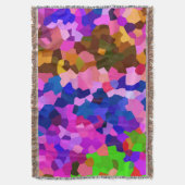 Couverture Motif abstrait cristallin iridescent (devant Vertical)