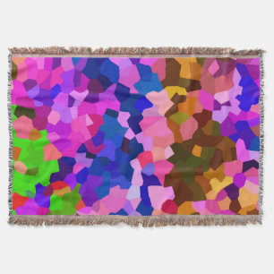 Couverture Motif abstrait cristallin iridescent