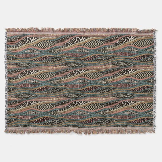 Couverture Motif abstrait dans le style ethnique (Devant)