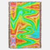 Couverture Motif Abstrait de couleur vive (devant Vertical)