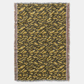 Couverture Motif abstrait de feuille d'or (devant Vertical)