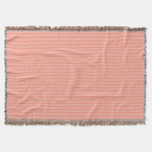 Couverture Motif abstrait de rayures de rose saumoné