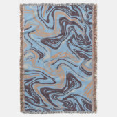 Couverture Motif Abstrait liquide (devant Vertical)