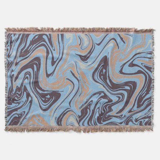 Couverture Motif Abstrait liquide (Devant)