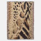 Couverture Motif Abstrait poster de animal (devant Vertical)