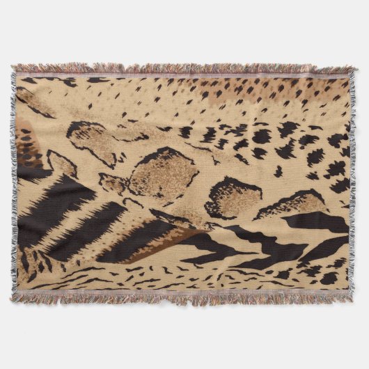 Couverture Motif Abstrait poster de animal (Devant)