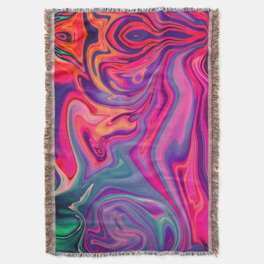 Couverture Motif Abstrait vert bleu clair et tendance (devant Vertical)