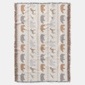 Couverture Motif africain 1 d'animaux (devant Vertical)