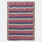 Couverture Motif africain ethnique avec des simbols d'Adinkra (devant Vertical)