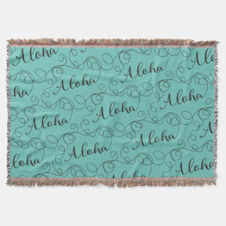 Couverture MOTIF ALOHA noir transparent avec LIGNES