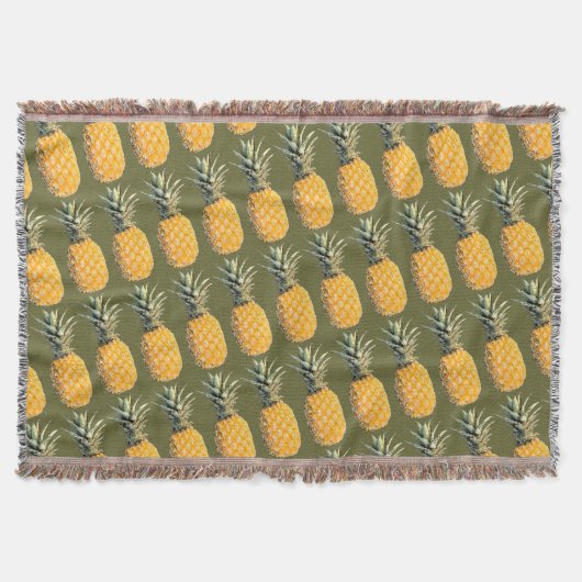 Couverture Motif ananas (Devant)