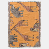 Couverture Motif Animal Africain (devant Vertical)