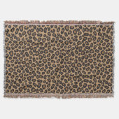 Couverture Motif animal sauvage de léopard (Devant)