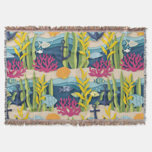 Couverture Motif aquarelle nautique rétro (10)