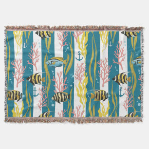 Couverture Motif aquarelle nautique rétro (14)