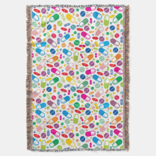 Couverture Motif au néon coloré de drogue
