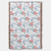 Couverture ٍ Motif aux fraises (devant Vertical)