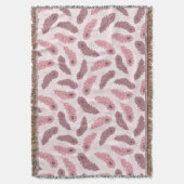 Couverture motif aux plumes de paons (devant Vertical)