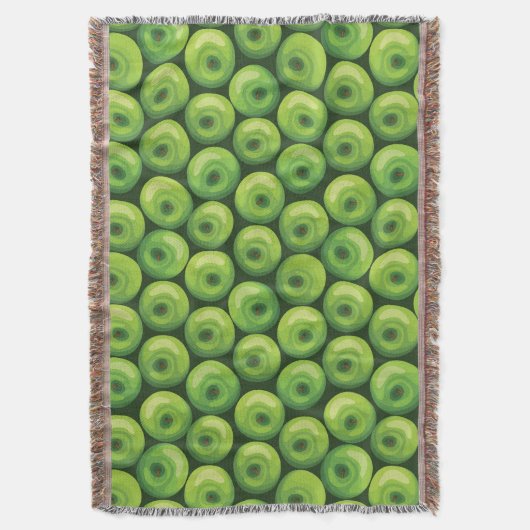 Couverture Motif aux pommes vertes (devant Vertical)