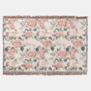 Couverture Motif avec de beaux roses /21