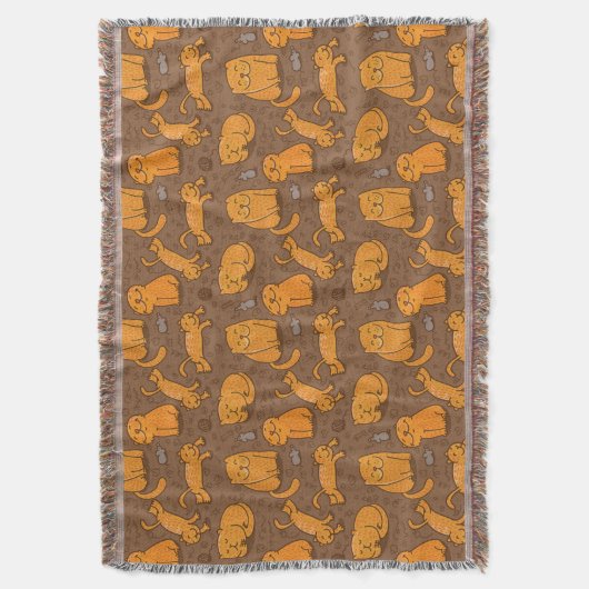Couverture Motif avec des chats (devant Vertical)