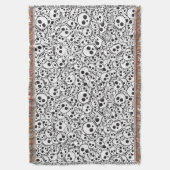 Couverture Motif avec des crânes (devant Vertical)