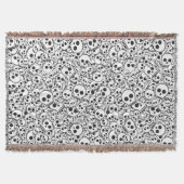 Couverture Motif avec des crânes (Devant)
