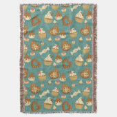 Couverture Motif avec des petits gâteaux et des sucreries (devant Vertical)