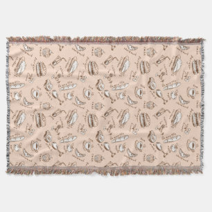 Couverture Motif avec la nourriture