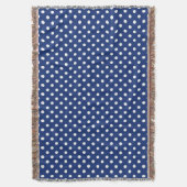 Couverture Motif avec le pois blanc (devant Vertical)