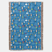 Couverture motif avec le thème de mer (devant Vertical)