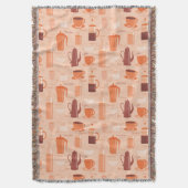 Couverture Motif avec les boissons et le texte (devant Vertical)