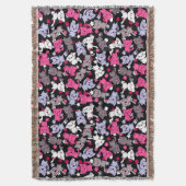 Couverture motif avec les chats mignons 3 de griffonnage de (devant Vertical)