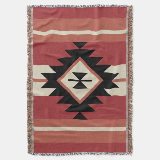 Couverture Motif Aztec (devant Vertical)