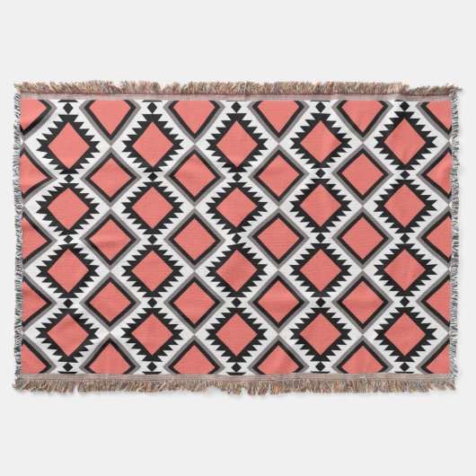 Couverture Motif Aztec (Devant)