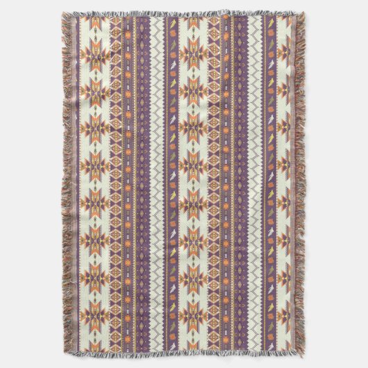 Couverture Motif aztèque coloré (devant Vertical)