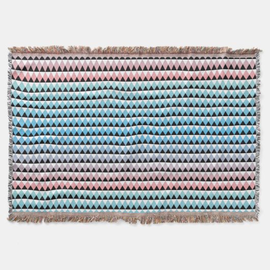 Couverture Motif aztèque tribal d'Ombre (Devant)