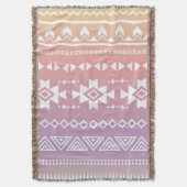 Couverture Motif aztèque tribal d'ombre (devant Vertical)