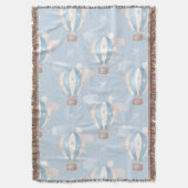 Couverture Motif Ballons Bleus (devant Vertical)
