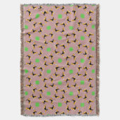 Couverture motif beagle (devant Vertical)