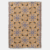 Couverture motif beagle (devant Vertical)