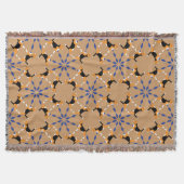 Couverture motif beagle (Devant)