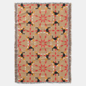 Couverture motif beagle (devant Vertical)