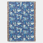 Couverture Motif bleu abstrait de Crsytal de glace (devant Vertical)