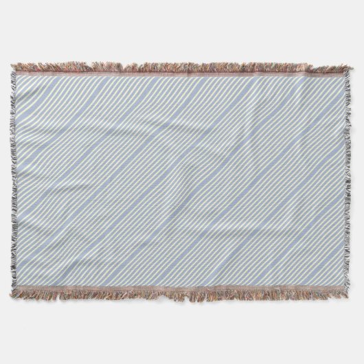 Couverture Motif Bleu Blanc (Devant)