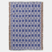 Couverture Motif bleu et beige élégant (devant Vertical)