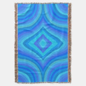 Couverture Motif bleu rétro (devant Vertical)