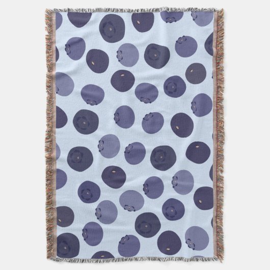 Couverture Motif Blueberry (devant Vertical)