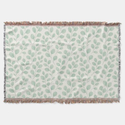 Couverture Motif botanique d'eucalyptus (Devant)