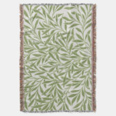 Couverture Motif botanique floral vert de William Morris (devant Vertical)